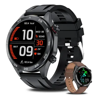 AI Voice Smartwatch Equipped With Flashlight Illumination And 500mah Ultra Long Battery Life -