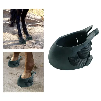 Horse Hoof Boot Outdoor Thick Protect Equine Shoe Hoof Protector Durable Nonslip Foot Guard for