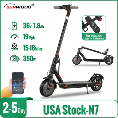 36v 350W Electric Scooter Adult 2 Wheel 8.5" Self-Balance Folding Kick Escooter For Travel Smart App