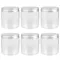 6pcs Aluminum Lid Mason Jars Mini Plastic Jars Household Plastic Jars Portable Plastic Jars Plastic