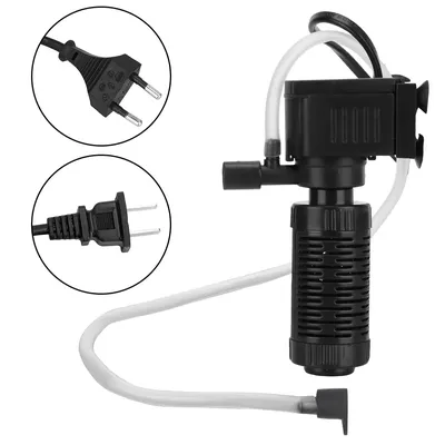 Oxygenation Submersible Filtration Water Purifier Mini Fish Tank Filter 3 in 1 Filter for Aquarium