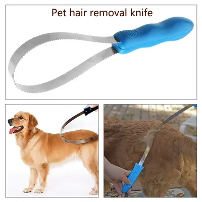 Pet Dog Horse Metal Sweat Scraper Shedding Blade Brush Grooming Hair Care Tool Horse Grooming Tool