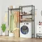 The Washer and Dryer Storage Shelf，Wire Garment Rack，Laundry Room Drying Rack Portable Clothes