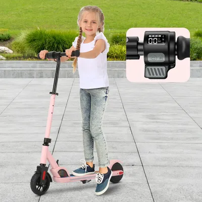 Electric Scooter for Kids, 150W/180W Motor, Max 7 Miles, Adjustable Height & Speed, Foldable Kids