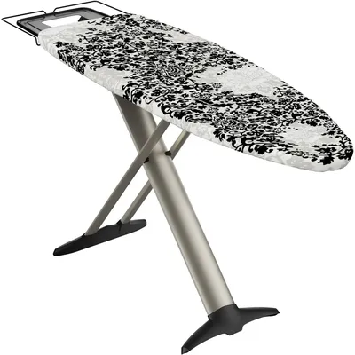 Pro Luxury Ironing Board - Extra Wide 62x19” Steam Iron Rest, Adjustable Height, T-Leg Foldable,
