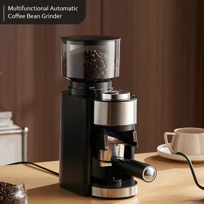 Electric Burr Coffee Grinder Adjustable Automatic Conical Burr Mill Coffee Bean Grinder with 25