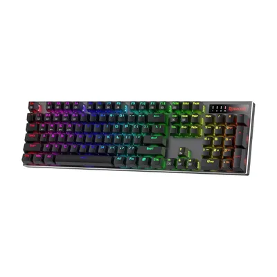 Redragon K556 PRO Upgraded Wireless RGB Gaming BT/2.4Ghz Tri-Mode Mechanical Hot-Swap Linear Quiet