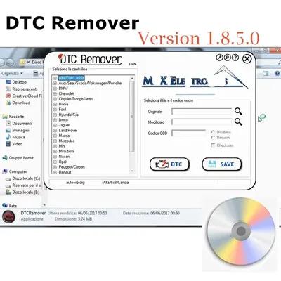 Newest DTC Remover 1.8.5.0 For KESS KTAG FGTECH OBD2 Software MTX DTC Remover 1.8.5 Keygen Full