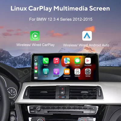 Linux Screen Wireless Apple CarPlay Android Auto HiCar For BMW 1 2 3 4 Series 2012~2015 Upgrade The