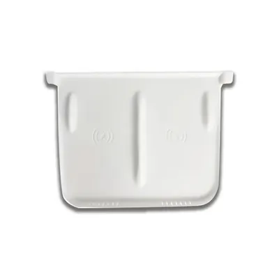 Tesla Model 3/Y Center Console Silicone Pad For Wireless Charging Space White 1Piece