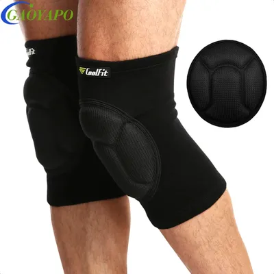 1Pair Protective Knee Pads Men Women Work,Volleyball Knee Pad Thick Non-Slip Kneepads Soft Dance