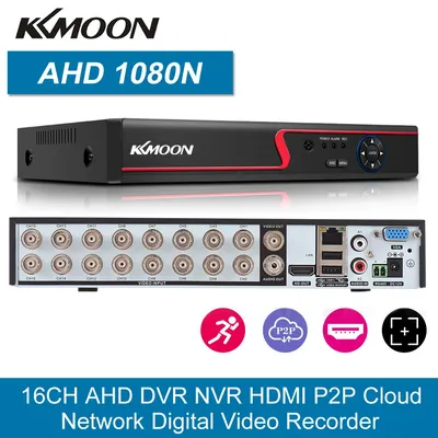 16CH 1080P Full High Definition Hybrid AHD/ONVIF IP/Analog/TVI/CVI/ DVR CCTV Digital Video Recorder