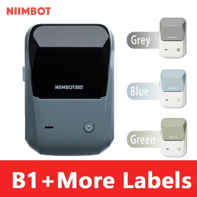 Niimbot B1 Thermal Label Printer Portable Bluetooth Wireless Handheld Pocket Printer Self-adhesive