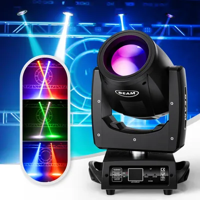 U'King 230W 7R Moving Head Light Beam DMX512 Professional Stage Light for DJ Disco Bar Party 24