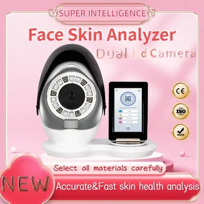 Aisia 3D Smart Magic Mirror 8 Spectral Skin Analysis Machine Face Scanner Facial Test Skin Moisture