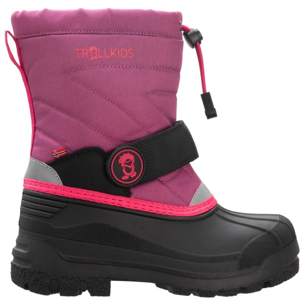 Trollkids - Kid's Telemark Winter Boots Pro - Winterschuhe 33 | EU 33 lila/schwarz