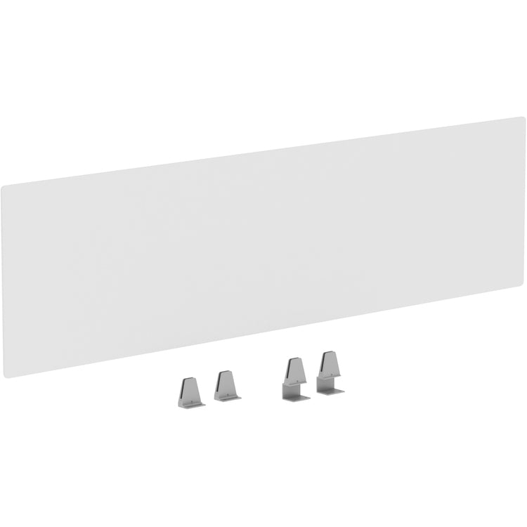 Lorell Modesty/Privacy Panel for 71-5/8"W Desks, 59" x 15-3/4", Clear (LLR16221) Each Privacy Screen