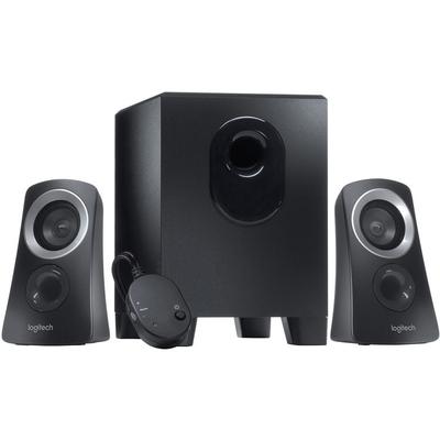 Logitech Z313 Speaker System, 25 Watts, 1 Subwoofer, 2 Satellite Speakers, BK (LOG980000382) Each Logitech®