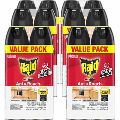 Raid Ant & Roach Killer Spray, 6/Carton (SJN370913CT) Case of 6 Raid® Insecticide