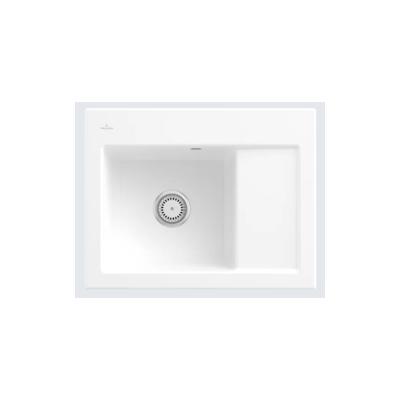 Villeroy & Boch Villeroy&Boch Spülbecken, Küchenspüle Subway 45 Compact Weiß Alpin 650x510mm, Unteschrankbreite 45cm Image