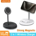 Supporto per caricabatterie wireless magnetico Dock per stazione di ricarica per telefono 2 in 1 per iPhone 15 14 13 12 Pro Max AirPods3 Pro 2 caricabatterie veloci