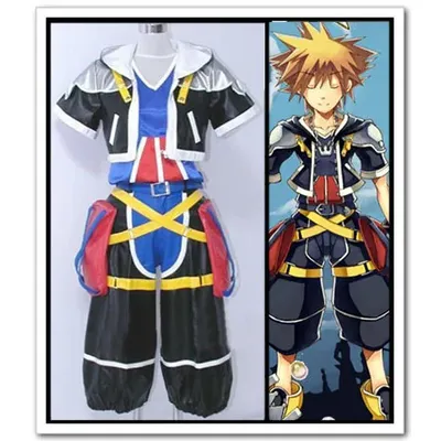 Anime Kingdom Hearts Cosplay - Kingdom Hearts 2 Sora cosplay kostüm 11