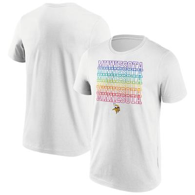 Minnesota Vikings Pride Graphic T-Shirt – Weiß – Herren Image