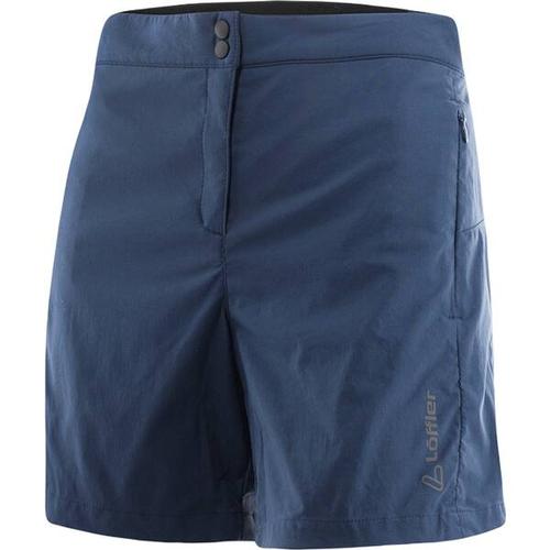 LÖFFLER Damen Shorts W BIKE SHORTS X-SHORT-E CSL, Größe 38 in Blau