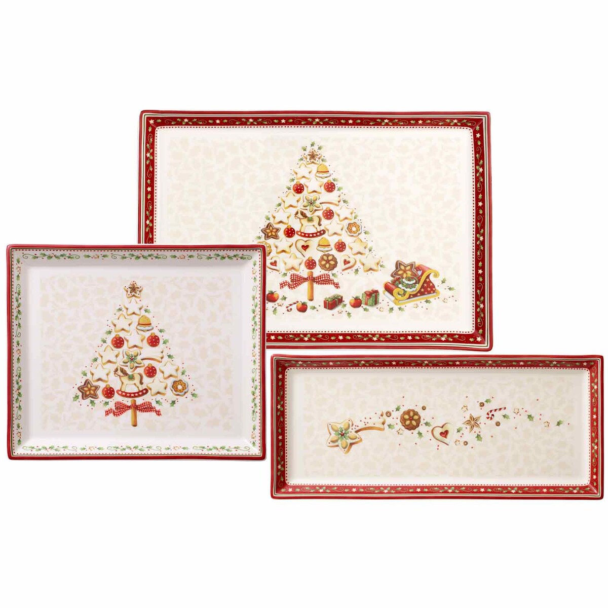 Villeroy & Boch Winter Bakery Delight Gebäckplatten-Set 3-teilig Image