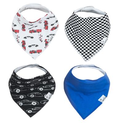 Copper Pearl Baby Bandana Bibs, 4 Pack - Nash