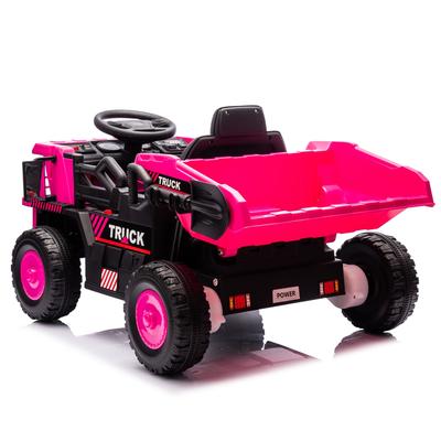 Kids 12V Ride-On Dump Truck with Parental Remote, USB, and Adjustable Speed