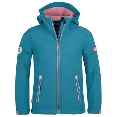 Trollkids - Girl's Trollfjord Jacket - Softshelljacke Gr 110 türkis Image