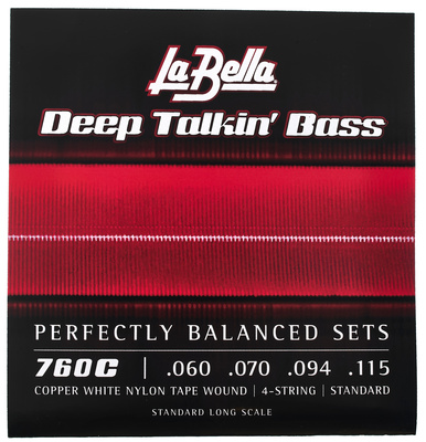 La Bella 760C Copper White Nylon Tape