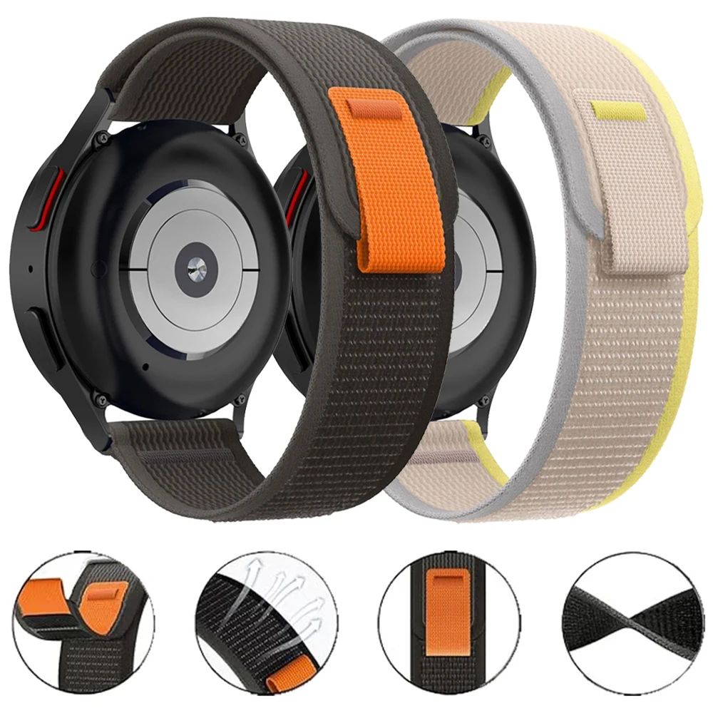 22 mm Nylon-Trail-Loop-Bänder für Fossil Gen 6 5 44 mm Sportarmband für Fossil Gen 5 Carlyle HR/GEN 5 LTE 45 mm Ersatzarmband Image