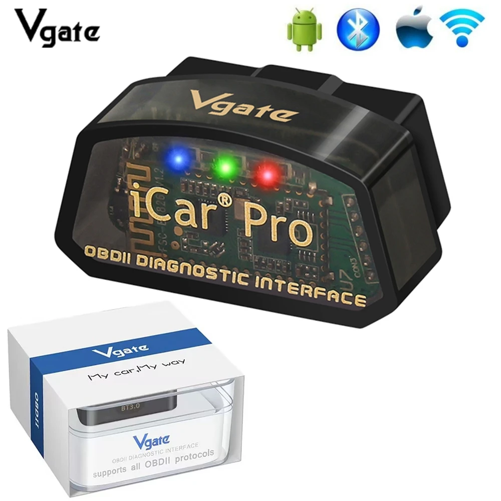 Original Vgate iCar Pro elm327 OBD2 Autodiagnosetool WIFI für Android/IOS BT3.0 BT4.0 ODB2 Autoscanner-Tool Image