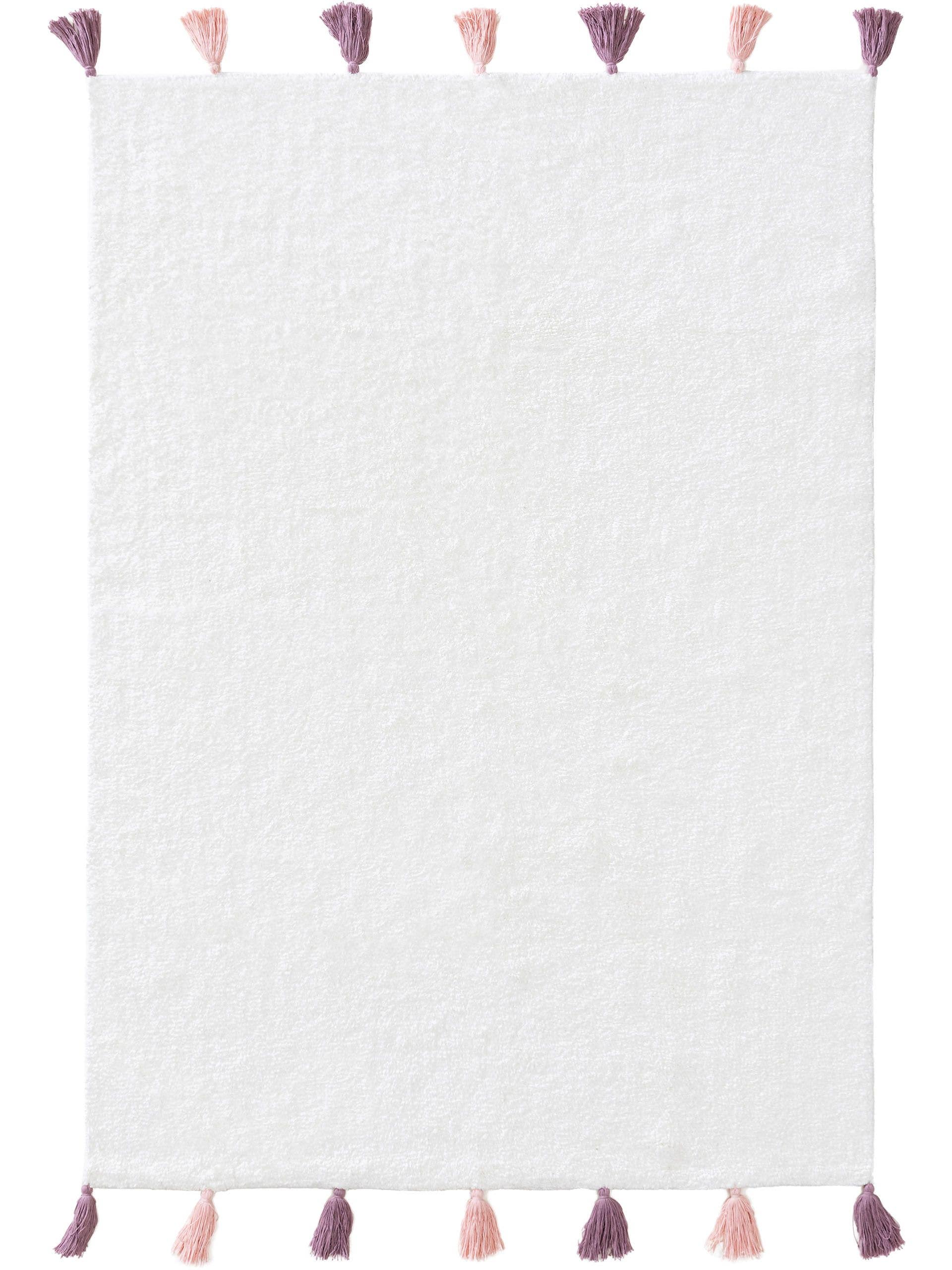 Tappeto lavabile per bambini rosa 80x120