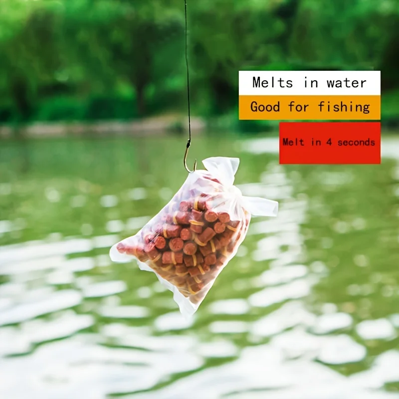 Wasserlösliche Tasche, Instant-Tasche, weit werfendes Sexnetz, Angeln, Nesting-Material, Tasche, Wasser, Schmelzgeneration, Nesting-Tasche, langsames Dissolv Image