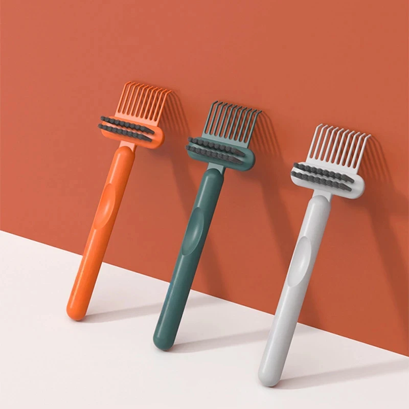 2 in1 Kamm Reinigungs bürste Haar bürste Staub tuch Mini Rechen Embedded Tool Haars chmutz entferner für Haarkamm Staub tragbar für zu Hause Salon Image