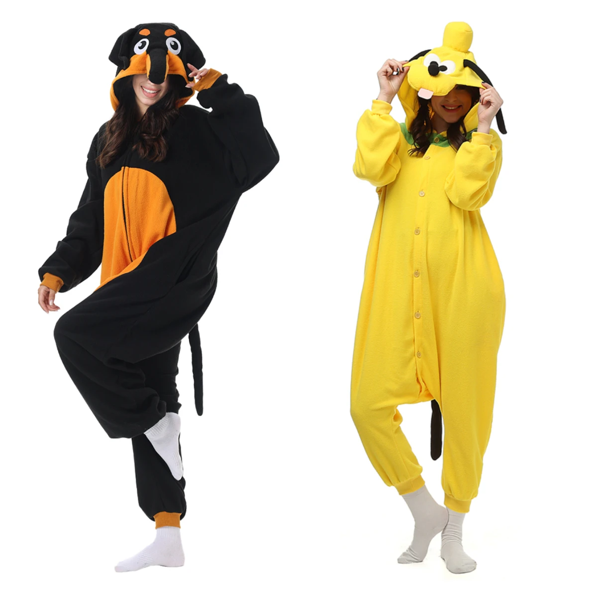 Stram pler Tier Kigurumi Pyjama Halloween Stram pler Erwachsenen Cartoon Hund Katze Papagei Pyjama Cosplay Party Frauen Männer Homewear Image