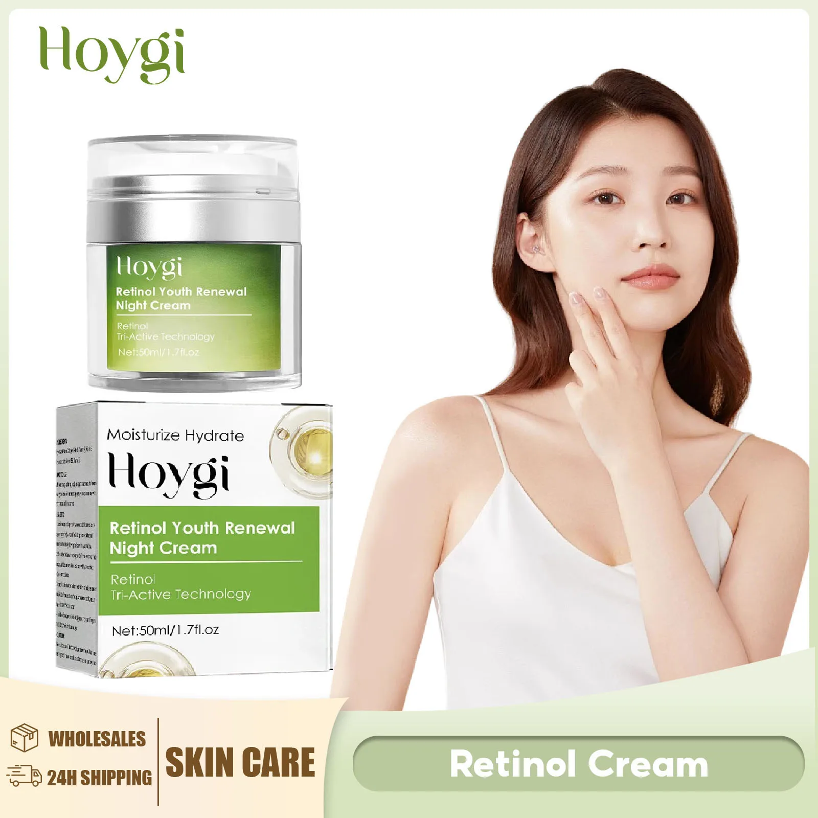 Retinol Creme dunkle Flecken Entfernung straffende Lifting Glättung Poren verblassen feine Linie Feuchtigkeit creme verbessern Haut trockenheit Feuchtigkeit creme Image