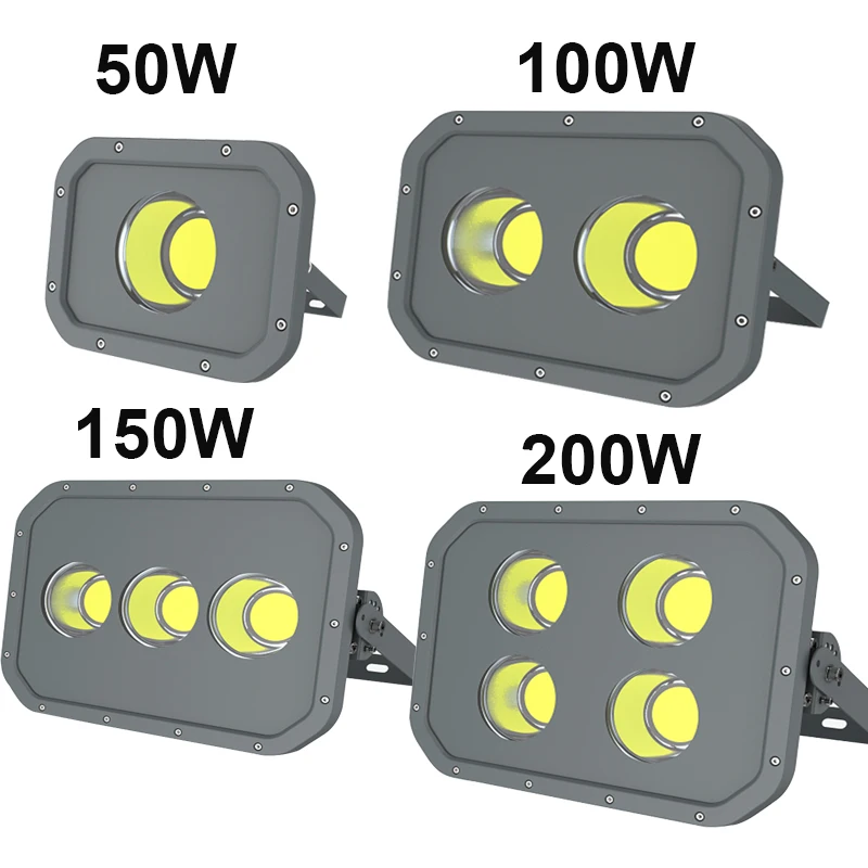 110 w150w LED Flutlicht 220V/V super helle Cob Flutlicht Scheinwerfer IP68 wasserdichte Outdoor Garten lampe LED Straßen laterne