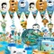 MINISO The Octonauts Theme Sea Party Supplies Dekorationen Kindergeburtstag Einweggeschirr Teller Tischdecke Party Theme Gefälligkeiten