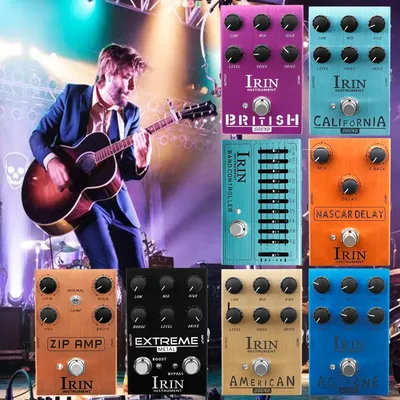 Irin Gitarren effekt pedal Overdrive Distortion Lautsprecher analog klassisch britisch Rock Effekt True Bypass E-Bass Gitarren pedal
