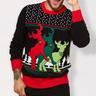 Ugly Christmas Sweater Men's Pullover Sweater Jumper Elk Knitting Print Sweater New Years Eve Sweater Outdoor Daily Long Sleeve Crewneck Sweaters Black Fall Winter S M L Sweaters