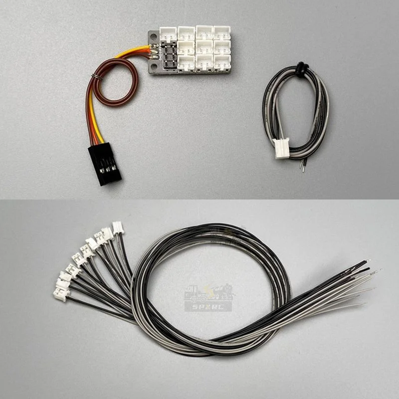 RC Truck Light Group Erweiterungsplatine 4-in-1 PH2.0-Erweiterungsmodul für 1/14 Tamiya Kipper SCANIA Volvoo Bagger Modellauto Image