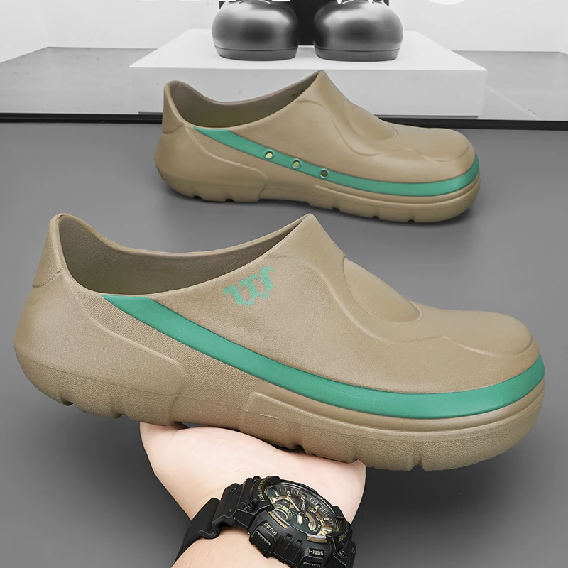 Original Männer EVA Chef Schuhe Nicht-slip Wasserdicht Öl-proof Komfortable Arbeiter Regen Schuhe Hochwertige Outdoor Sicherheit schuhe