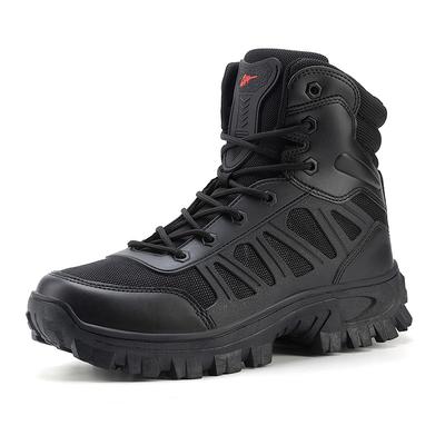 Men's Tactical Combat Boots with Rugged Non-Slip Soles – Durable and Breathable Military-Style Footwear for Hiking, Work, and Outdoor Activities