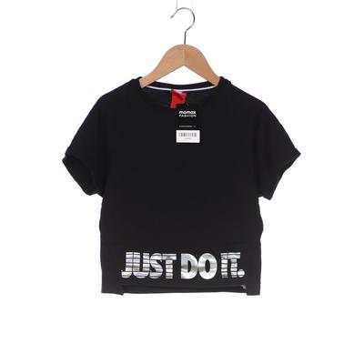 Nike Damen T-Shirt, Gr. 34, schwarz, Baumwolle