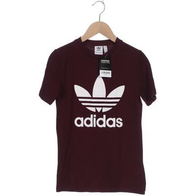 adidas Originals Damen T-Shirt, Gr. 34, bordeaux, Elasthan, Baumwolle