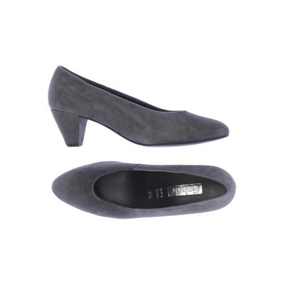 Gabor Damen Pumps, Gr. 5.5, grau, Leder
